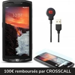 Téléphones De Chantier & Accessoires CROSSCALL Smartphone Pack Pro Core X4 64Go + 2 Accessoires - 1401049901275