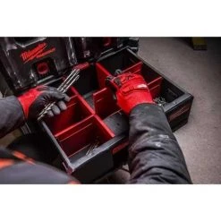 Rangement, Coffret, Holster & Sacoche MILWAUKEE Packout Coffret 2 Tiroirs - 4932472129 -Atelier Chantier Soldes milwukee packout coffret 2 tiroirs 4932472129 5
