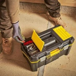 Rangement, Coffret, Holster & Sacoche STANLEY Boite à Outils Cantilever Essential 48 Cm - STST83397-1 -Atelier Chantier Soldes stanley boite a outils cantilever essential 48 cm stst83397 1 5