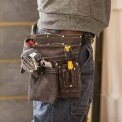 Rangement, Coffret, Holster & Sacoche STANLEY Ceinture Porte-outils En Cuir - STST1-80113 -Atelier Chantier Soldes stanley ceinture porte outils en cuir stst1 80113 4