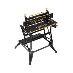 Piètement & Chariot STANLEY Etabli-étau Pliable 2 En 1 Serrage Vertical - STST83800-1 -Atelier Chantier Soldes stanley etabli etau pliable 2 en 1 serrage vertical stst83800 1 2