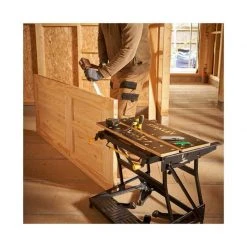 Piètement & Chariot STANLEY Etabli-étau Pliable 2 En 1 Serrage Vertical - STST83800-1 -Atelier Chantier Soldes stanley etabli etau pliable 2 en 1 serrage vertical stst83800 1 3